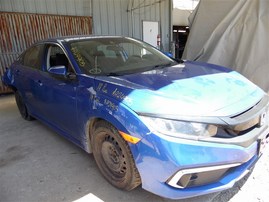 2019 Honda Civic LX Blue Sedan 2.0L AT #A24905
